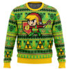 Zelda Holiday Link Ugly Christmas Sweater - Holiday Jumper Sweatshirt - Narides