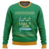 Zelda Make it Rain Ugly Christmas Sweater - Holiday Jumper Sweatshirt - Narides